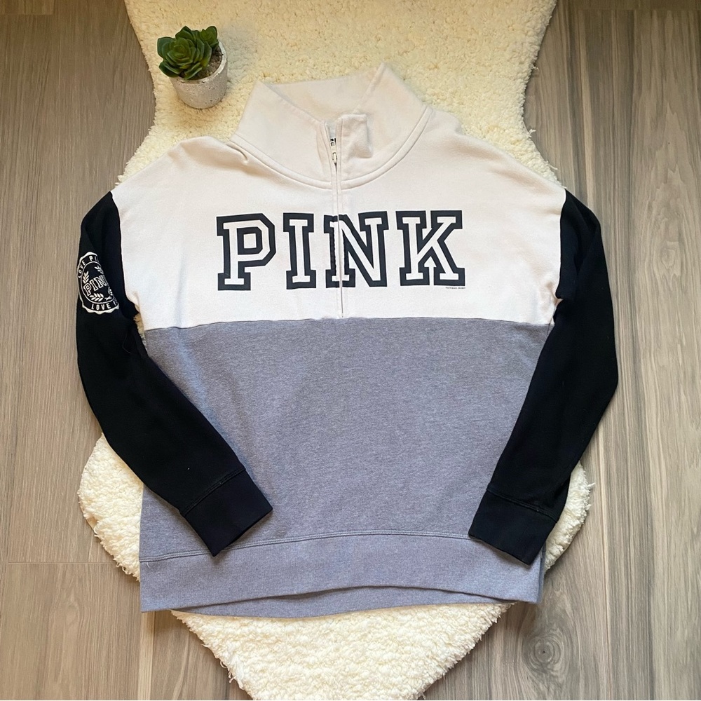 VS PINK Half Zip Sweatshirt
